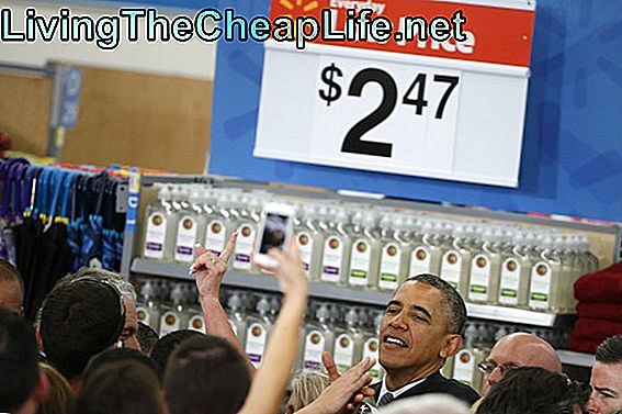 President Obama spreekt over energie-efficiëntie bij Mountain View Walmart