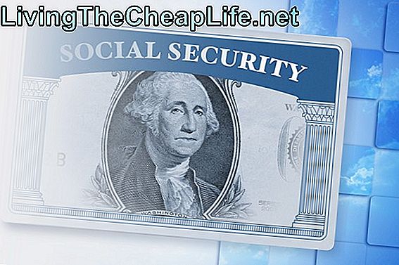 Sociale voorzieningenkaart met dollarrekeninggezicht